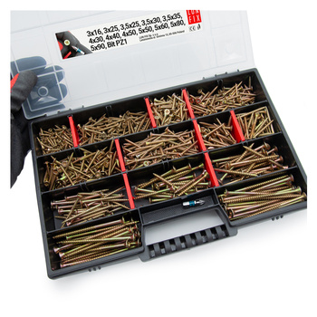 Zestaw Wkretów 007 hartow.ch duży +bit (770szt.)