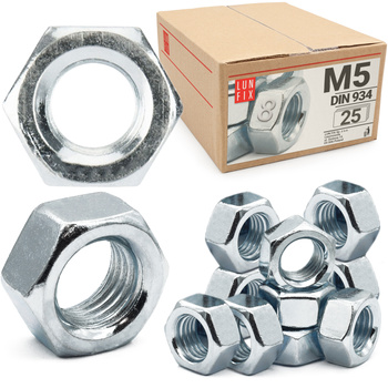 Nakrętka DIN 934 M05 kl 8 ocynk (25szt)