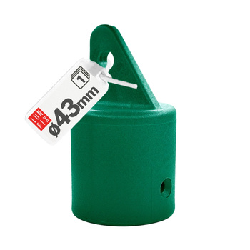 Nasadka slupa podporow. 1 1/4 POD11/4 ZIEL (1szt.) + wkręt