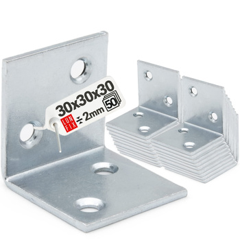 KS1 katownik szeroki 30x30x30x2,0 50szt (1op)