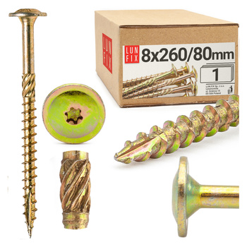 Wkret cies talerzowy 08x260/80 T40 (1szt.)