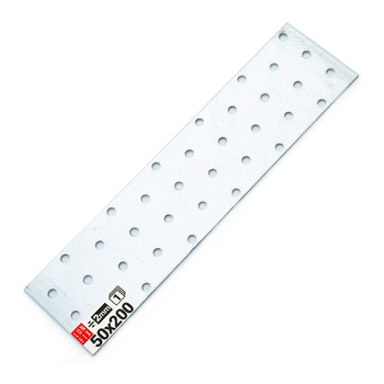 Płytka perforowana 50x200x2  łącznik ciesielski płaski 1szt.
