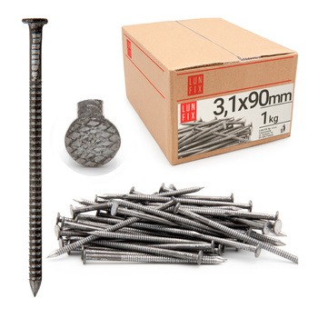 Gwoździe pierścieniowe 3,1x90 (1kg)
