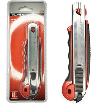 Nóż łamany 18mm premium met 5 ostrzy (1szt.)