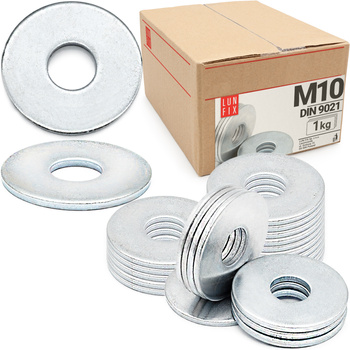 Podkładka okragla Pow ZN DIN9021 M10 (1kg)