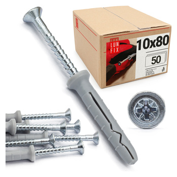 Kołki STOŻ szybkiego montażu 10x080 (50 szt) (1op)