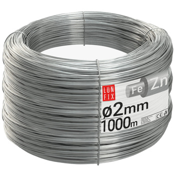 Drut ocynk fi 2 1000m 25kg (1rol.)