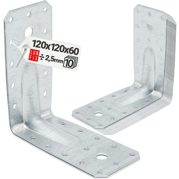 KP12 katownik z przetlocz. 120x120x60x2,5 10sz