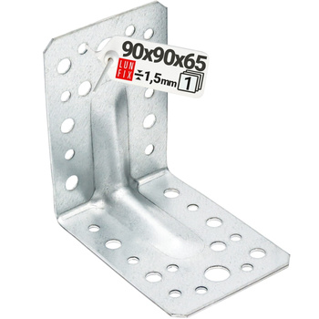 KPS1 katownik z przetlocz. 90x90x65x1,5 (1szt)