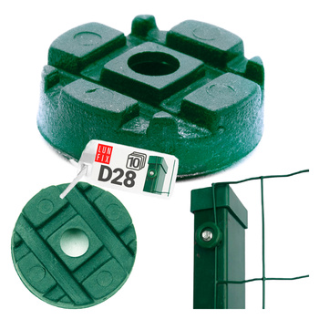 Podkładka do mocow. siatki ziel D28 10szt. (1op)