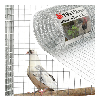 Siatka zgrzew 19*19 fi 1 ocynk h1,0m (25mb)