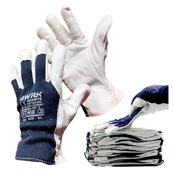 Rękawice skórzane kozia skóra 11-XXL (12szt) (1op)