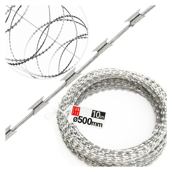 Drut Concertina 500mm/3 zasiek 10mb (1rol)