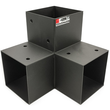 Łącznik belki kwadratowy Y 122x226x222x2 (1szt.)