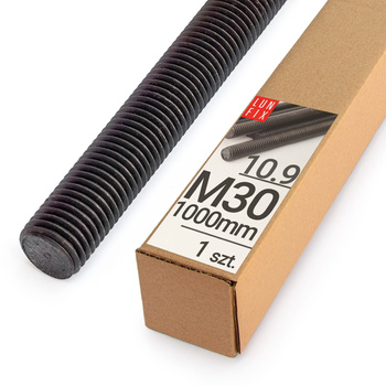 Pręt gwint. 10.9 czarny M30x1000 (1szt.)