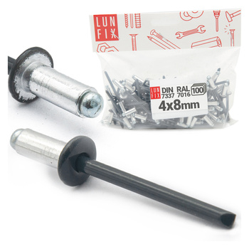 Nit alu stal zrywalny DIN7337 4x08 7016 (100szt)