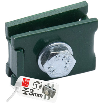 Złączka typu "L" zielony 6X20 mm, NSO6 (1szt.)