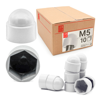 Maskownica nakrętki biała M05/bł (op-10 szt)