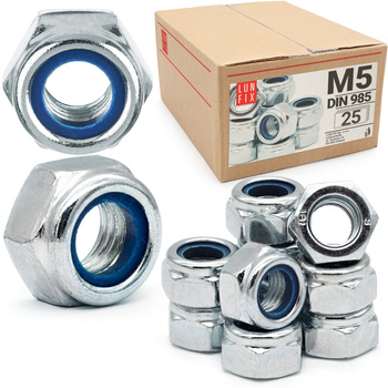Nakrętka DIN 985 M05 ocynk samokontr. (25 szt)