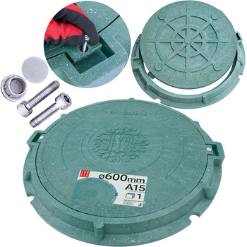 Wlaz DN 600 Zielony A15 (1szt.)