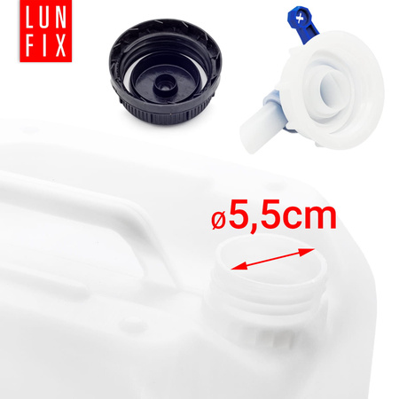 Kanister 25l + KRAN nakrętka (1kpl.)