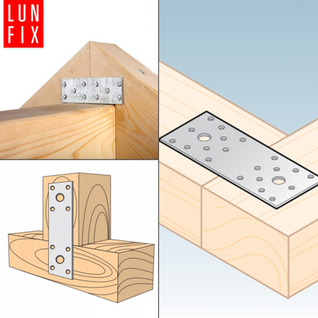 Łącznik płaski 120x40x2,5 LP2