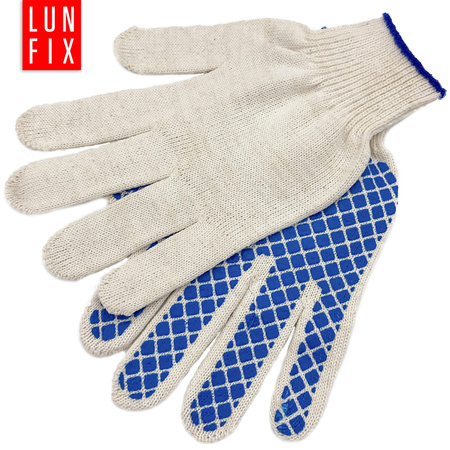 Rękawice bawelniane wzor "szachy" 677137 (1szt.)