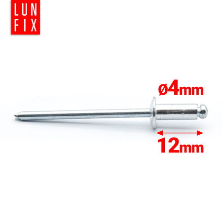 Nit alu stal zrywalny DIN7337 4x12 (1kg)