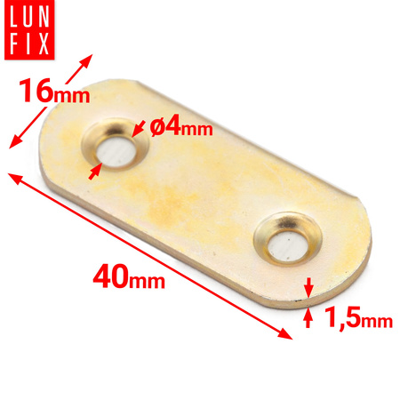 Łącznik meblowy 40x16x1,5 LR1 1szt.