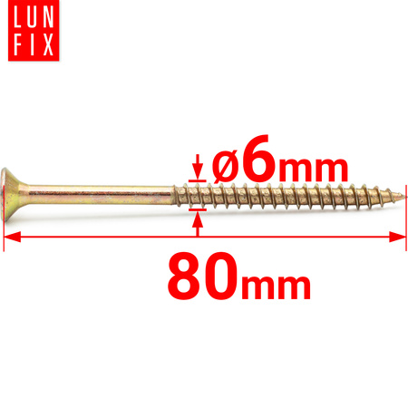 Wkret 007 hartow. zn zolty 6,0x080 (200)