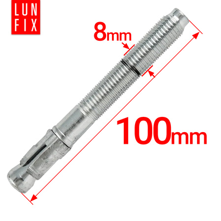 Kotwa ekspresowa do betonu M8 100mm pierścieniowa rozprężana 1 szt.