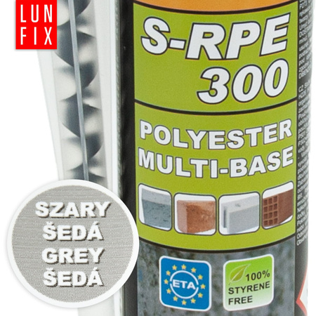 Kotwa chemiczna do betonu żywica poliestrowa S-RPE 300ml UE 12 sztuk