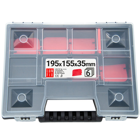 Organizer narzędziowy 20x15cm 11 modułów