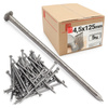 Gwozdzie budowlane czarne 4,5*125 (5 kg)