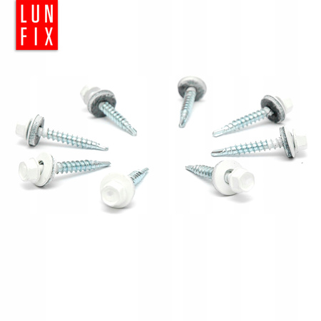 Wkręty farmerskie 4,8x35 samowiercące farmery biały ciepły 250szt.