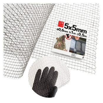 Siatka tkana nierdzewna 5,0x5,0 fi 0,6 h1 (0,5m2)