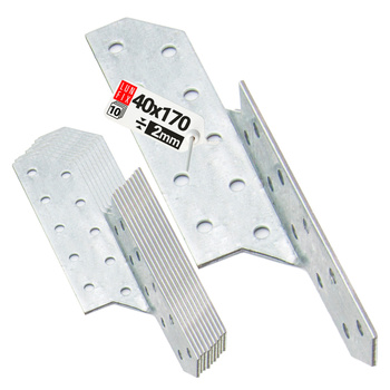 Łącznik krokwiowy LK2 ciesielski 170x40 mm PRAWY 10szt.