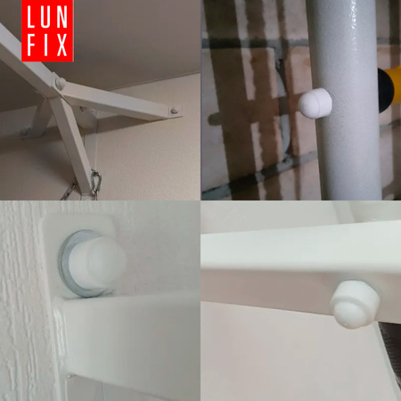 245 Set Abdeckkappen Weiß M5-M20