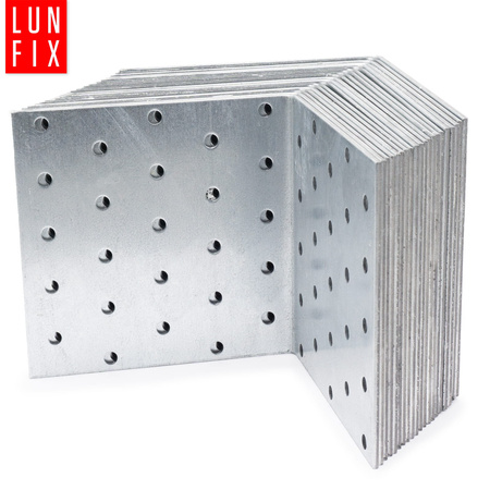 KM17 Kątownik ciesielski montażowy łacznik 100x100x100 gr. 2,0mm 10szt