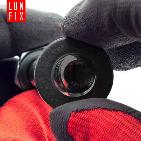 Podkładka okrągła M4 czarny ocynk DIN125 1kg