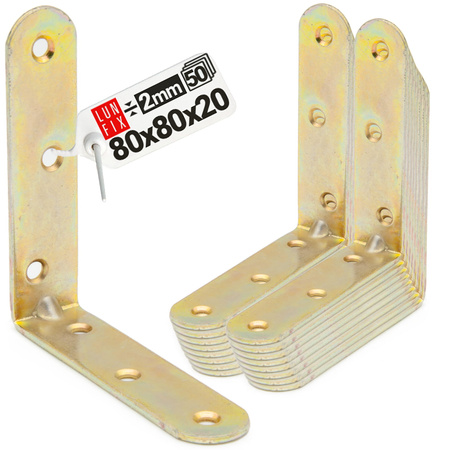 KR8 katownik krzeslowy 80x80x20x2,0 (50 szt.)