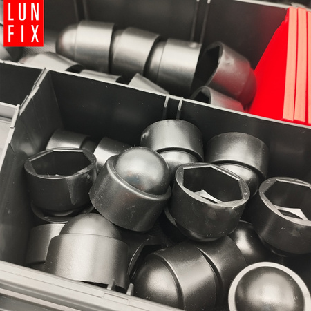 245 Set Abdeckkappen Shwarz M5-M20