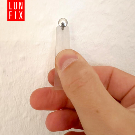 Gwoździe ozdobne do obrazków 2x50 mm srebrna szeroka główka 30szt.