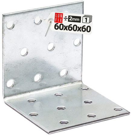 Kątownik montażowy 60x60x60x2.0