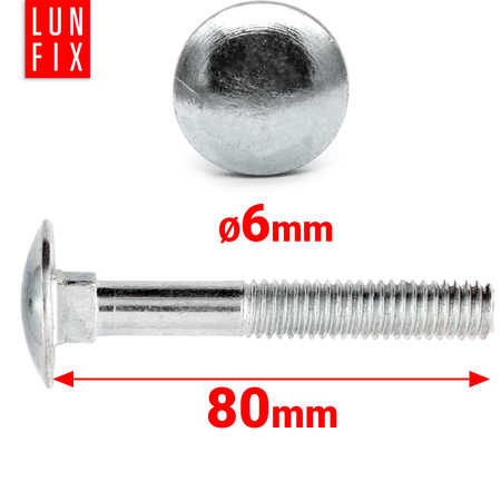 Śruba zamkowa OC 4.8 06x080 (1kg)