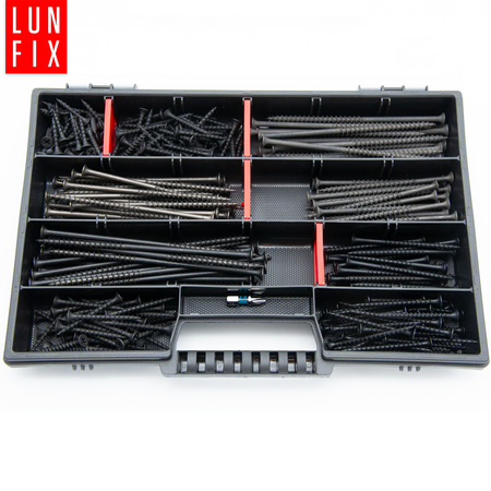 Zestaw Wkretów 010 do płyt g-k + bit PH2 (280szt.)