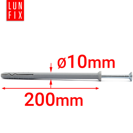 Kołki STOŻ szybkiego montażu 10x200 (50 szt) (1op)