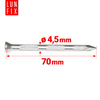 Gwoździe hartowane do betonu 4,5x70 mm 1kg