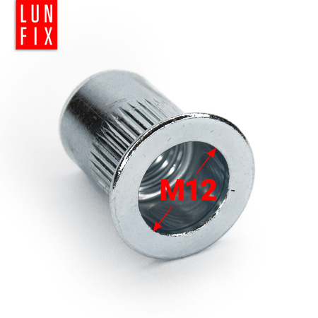 Nitonakrętka kołn walc tul stal M12 (50szt)