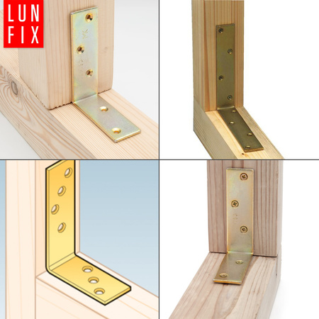 Kątownik belki szeroki KB2 120x80x35x3.5 mm
